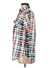 Unbranded 100% Polyester Checkered-gingham Pink Long Sleeve Blouse Size L - photo 5