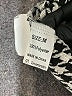 Unbranded 100% Polyester Houndstooth Black Fleece Size M - photo 6