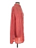 South Beach 100% Viscose Red Orange Long Sleeve Button-Down Shirt Size 2 - photo 4
