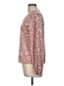 Shein 100% Polyester Pink Long Sleeve Blouse Size 6 - photo 5