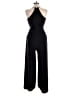 Halston Heritage Solid Black Jumpsuit Size L - photo 2