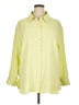 Open Edit 100% Polyester Solid Yellow 3/4 Sleeve Blouse Size XL - photo 1
