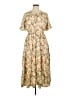 Hayden 100% Polyester Floral Tan Casual Dress Size 1X - photo 1