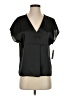 Tash + Sophie 100% Polyester Black Short Sleeve Blouse Size S - photo 1