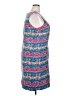 Talbots 100% Silk Graphic Blue Cocktail Dress Size 20 - photo 4