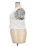 Mighty Fine Silver Short Sleeve Top Size 2X - photo 5