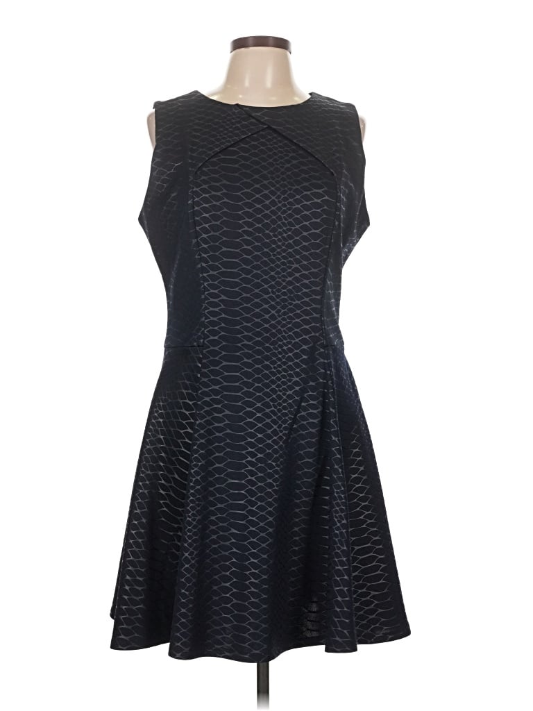 Sharagano Cocktail Dress In Black