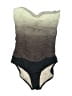 Carmen Marc Valvo Brown Bodysuit Size 6 - photo 1