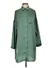 Blue Blush 100% Polyester Solid Green 3/4 Sleeve Blouse Size S - photo 1