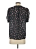 J.Crew 100% Polyester Black Short Sleeve Blouse Size XS - photo 2