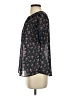 J.Crew 100% Polyester Black Short Sleeve Blouse Size XS - photo 5