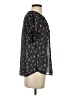 J.Crew 100% Polyester Black Short Sleeve Blouse Size XS - photo 4