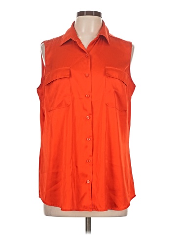 Jones New York Signature Sleeveless Button-Down Shirt (view 1)