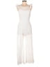 Leith 100% Cotton Ivory White Jumpsuit Size L - photo 1