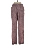 J.Crew 100% Polyester Hearts Burgundy Casual Pants Size 2 - photo 2