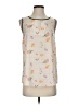 ModCloth 100% Polyester Ivory Sleeveless Blouse Size S - photo 1