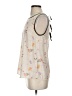 ModCloth 100% Polyester Ivory Sleeveless Blouse Size S - photo 5