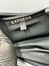 Express 100% Polyester Solid Black Cocktail Dress Size 6 - photo 7
