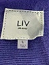 Liv Metallic Purple Pullover Sweater Size L - photo 7