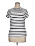 Assorted Brands Stripes White Short Sleeve Turtleneck Size 1X - photo 1