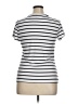 Assorted Brands Stripes White Short Sleeve Turtleneck Size 1X - photo 2