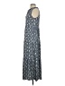 Max Studio 100% Rayon Paisley Blue Casual Dress Size S - photo 5