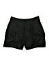 Stylein 100% Linen Solid Black Shorts Size L - photo 1