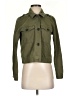 Forever 21 100% Cotton Solid Green Jacket Size S - photo 1