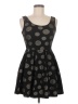 Soprano Polka Dots Black Cocktail Dress Size M - photo 1