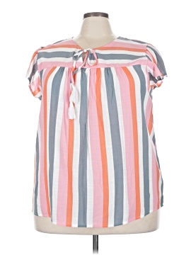 Ny Collection Short Sleeve Blouse