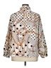 Unbranded 100% Polyester Print Ivory 3/4 Sleeve Blouse Size XL (estimated) - photo 2