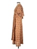 Re:named 100% Polyester Polka Dots Brown Casual Dress Size S - photo 5