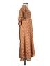 Re:named 100% Polyester Polka Dots Brown Casual Dress Size S - photo 4