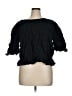 Future Collective Black 3/4 Sleeve Top Size 1X - photo 1