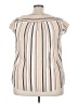 NY Collection Stripes Ivory Sleeveless Blouse Size 3X - photo 2