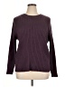 Jessica Simpson Solid Purple Pullover Sweater Size XL - photo 1
