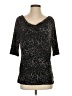 Kenneth Cole REACTION Gray 3/4 Sleeve Top Size S - photo 1