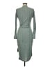 Shein 100% Polyester Gray Casual Dress Size 6 - photo 2