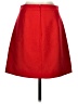 J.Crew 100% Wool Solid Red Wool Skirt Size 2 - photo 2