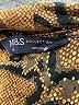 M&S Collection Animal Print Brown Long Sleeve Blouse Size 12 - photo 7