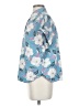 Faherty Floral Blue Short Sleeve Blouse Size S - photo 5