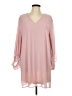Entro 100% Polyester Pink Casual Dress Size L - photo 1