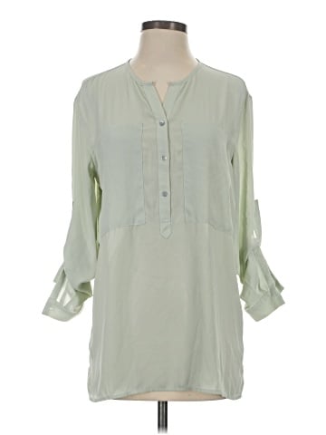 !It Jeans 3/4 Sleeve Blouse (view 1)