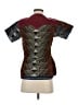 Unbranded Brown Short Sleeve Blouse Size S (estimated) - photo 2