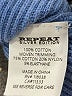 REPEAT Silver Edition 100% Cotton Blue Pullover Sweater Size EU 42 / US 12 - photo 8