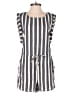 Universal Thread 100% Cotton Stripes Gray Romper Size XS - photo 1