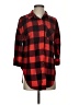 Eden & Olivia Plaid Red 3/4 Sleeve Blouse Size S - photo 1