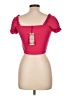 Boohoo Red Short Sleeve Top Size 10 - photo 2