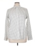 Chaps 100% Cotton Polka Dots Ivory Long Sleeve Button-Down Shirt Size XL - photo 1