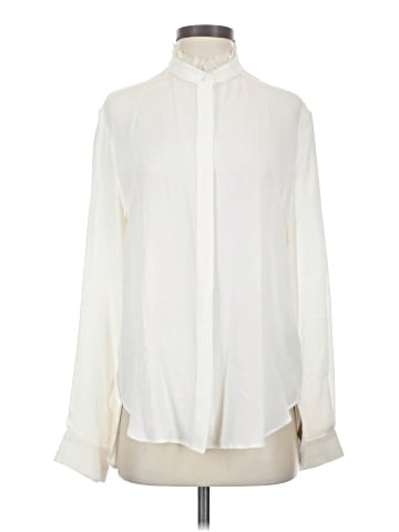 3.1 Phillip Lim Long Sleeve Silk Top (view 1)